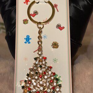 Sparkly Christmas Keychains